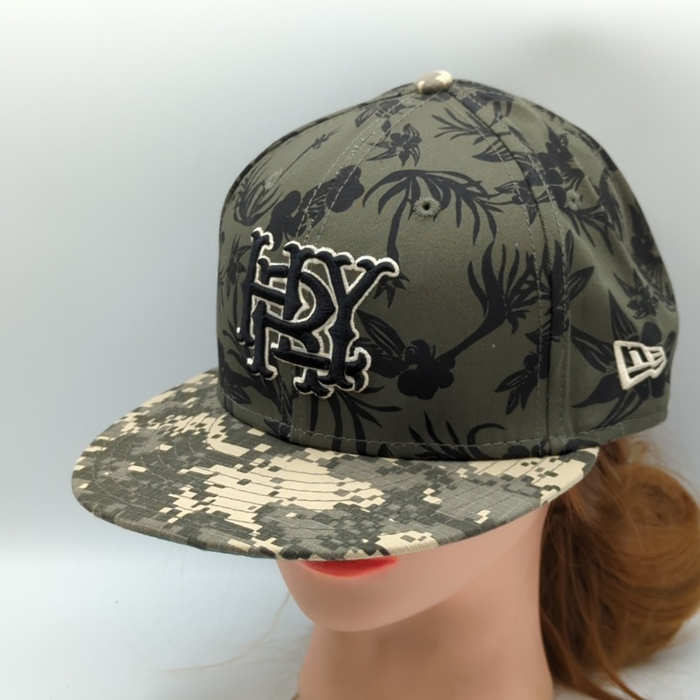 HURLEY New Era MAJOR LEAGUE Snapback Hat Green Camo OSFA 9FIFTY CAP Skate